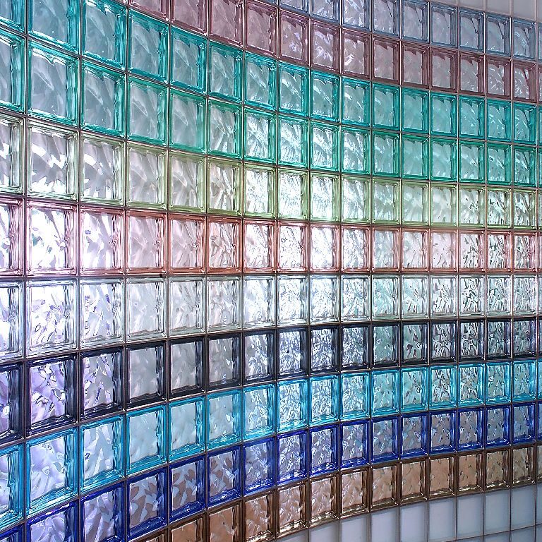 color glass blocks